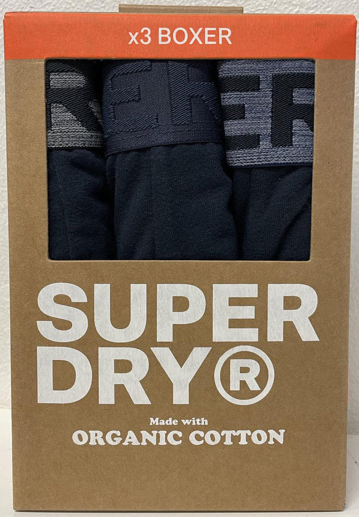 Superdry Organic Cotton Boxer Triple Pack (3par) hos Stillo