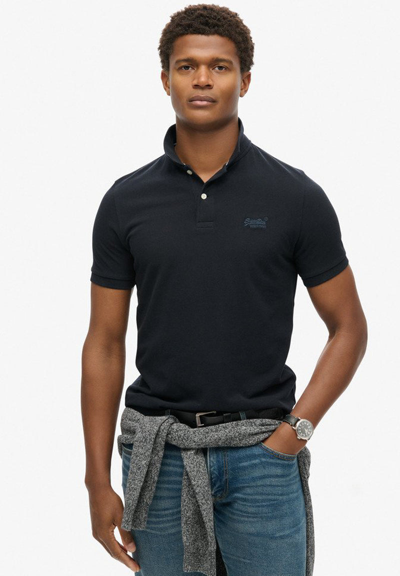 Superdry Organic Cotton Classic Pique Polo Shirt hos Stillo