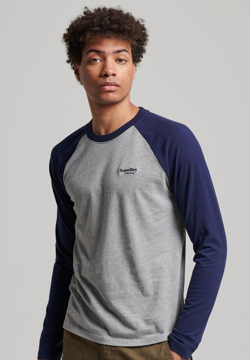 Superdry Organic Cotton Essential Baseball L/S T-shirt hos Stillo