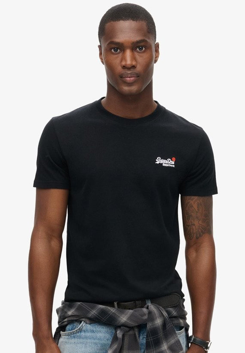 Superdry Organic Cotton Essential Contrast Emb T-Shirt hos Stillo