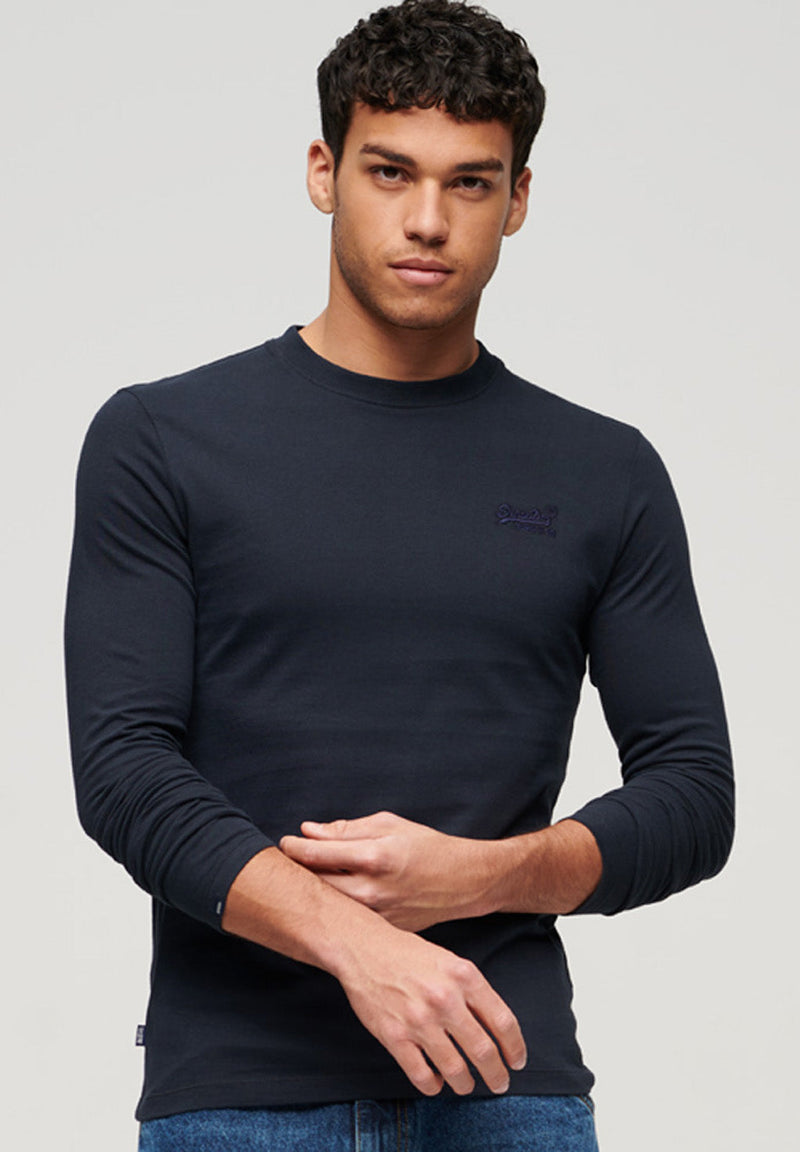 Superdry Organic Cotton Vintage Logo Emb. L/S T-shirt hos Stillo