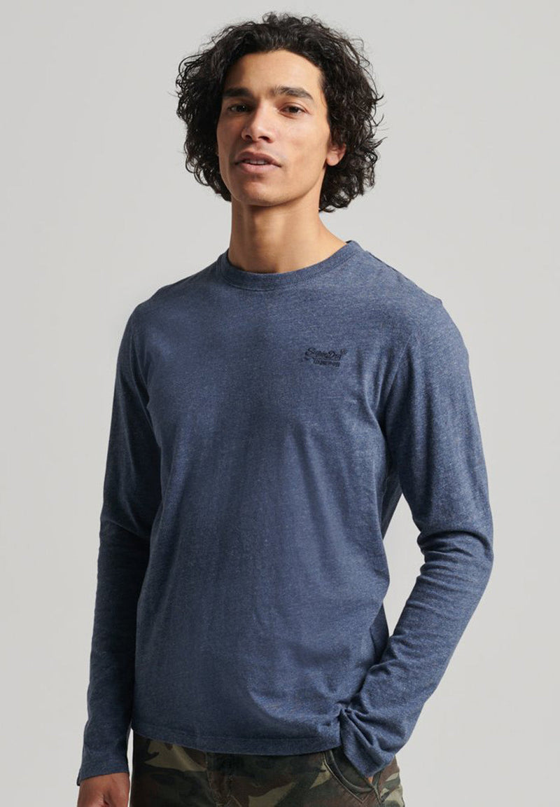 Superdry Organic Cotton Vintage Logo Emb. L/S T-shirt hos Stillo