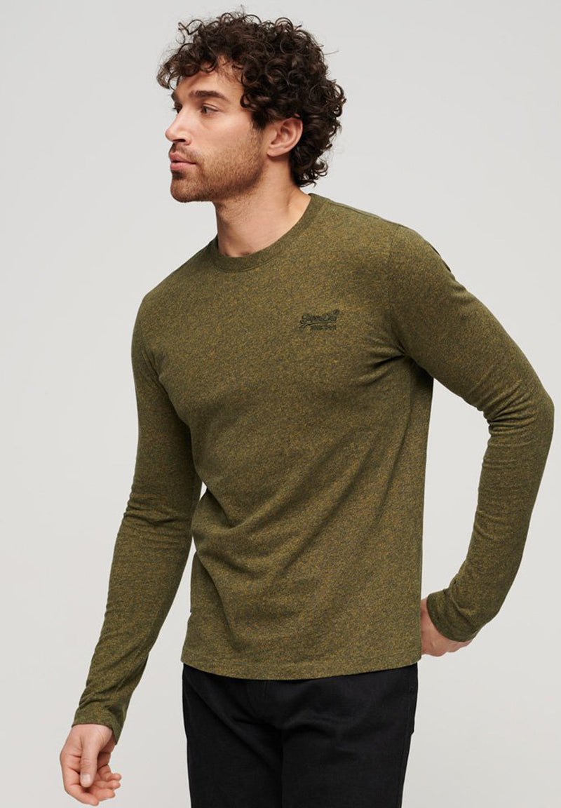 Superdry Organic Cotton Vintage Logo Emb. L/S T-shirt hos Stillo