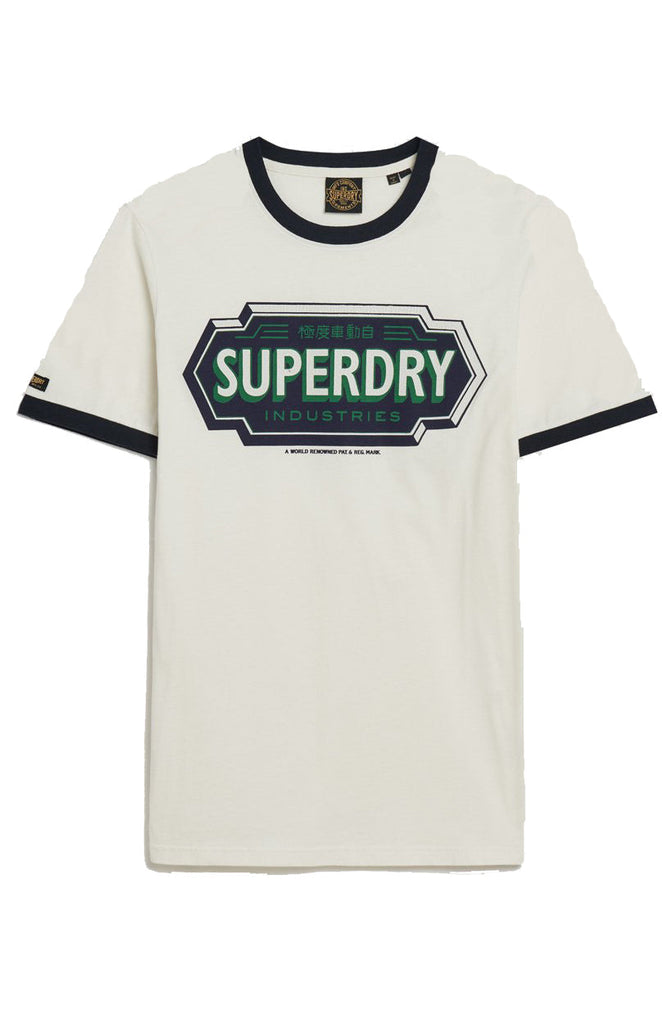 Superdry Ringer Workwear Graphic T-Shirt hos Stillo