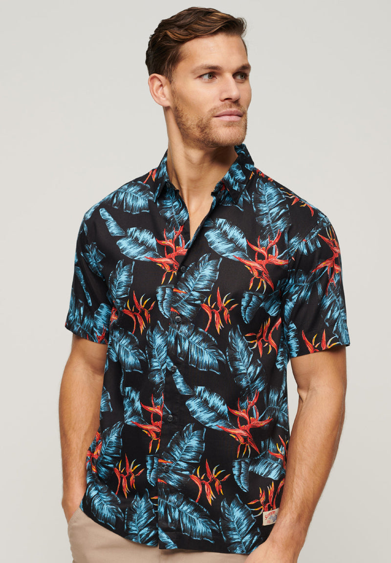 Superdry Short Sleeve Hawaiian Shirt hos Stillo