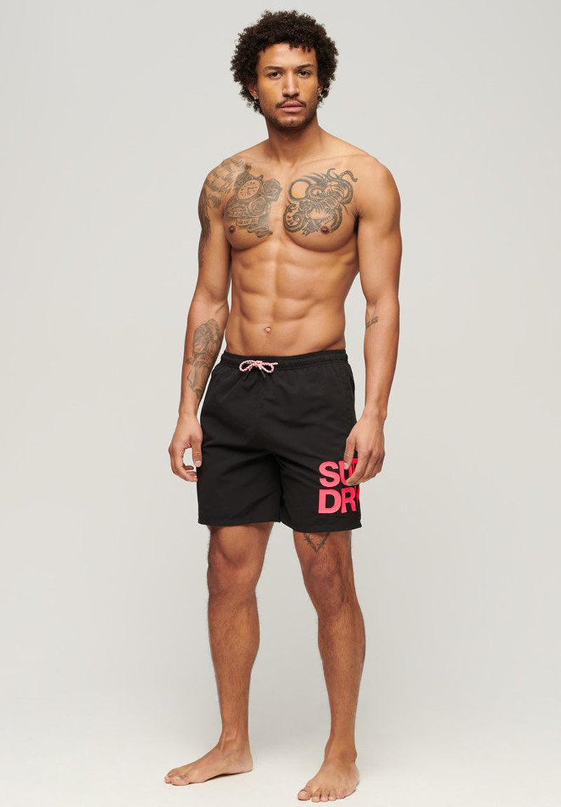 Superdry Sportswear Logo 17" Recycled Swim Shorts hos Stillo