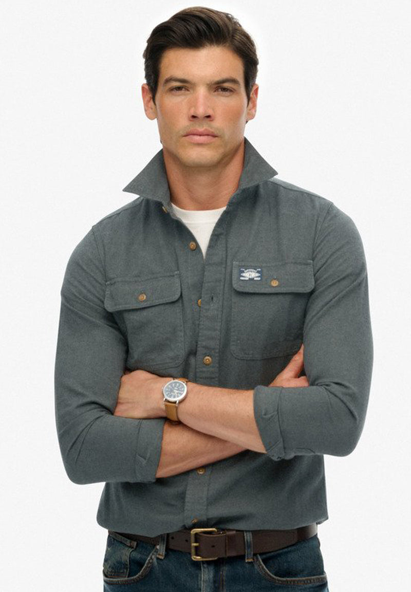 Superdry Trailsman Relaxed Fit Overshirt hos Stillo