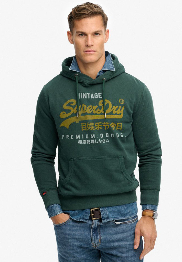 Superdry Vintage Logo Duo Classic Hoodie hos Stillo