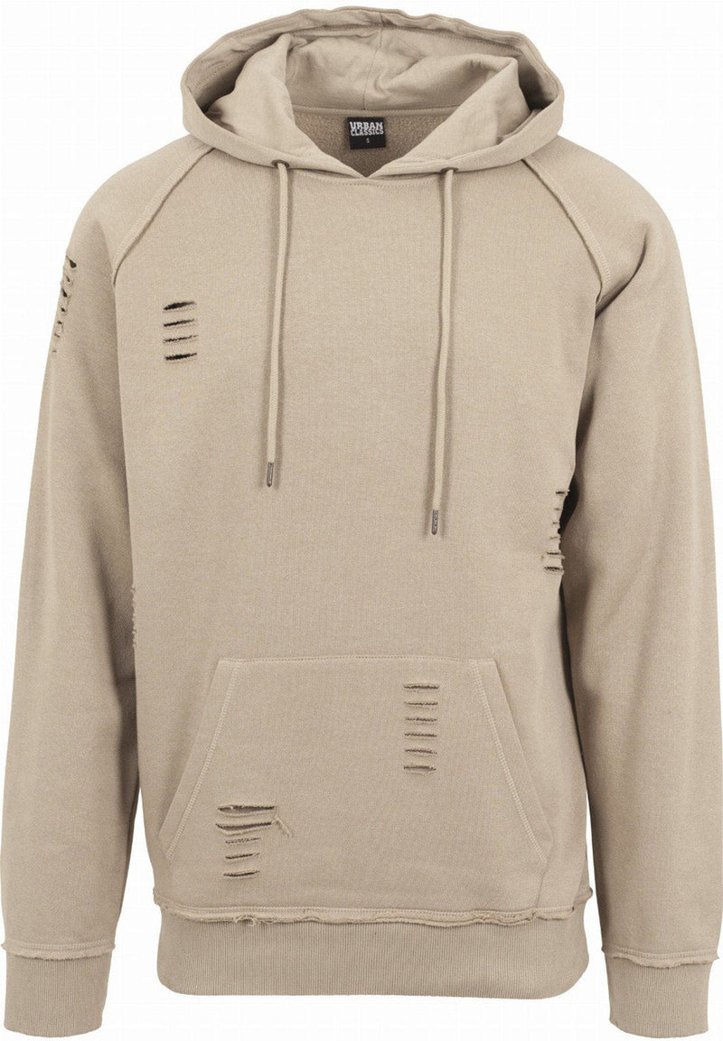 Urban Classics Ripped Raglan Hoody hos Stillo