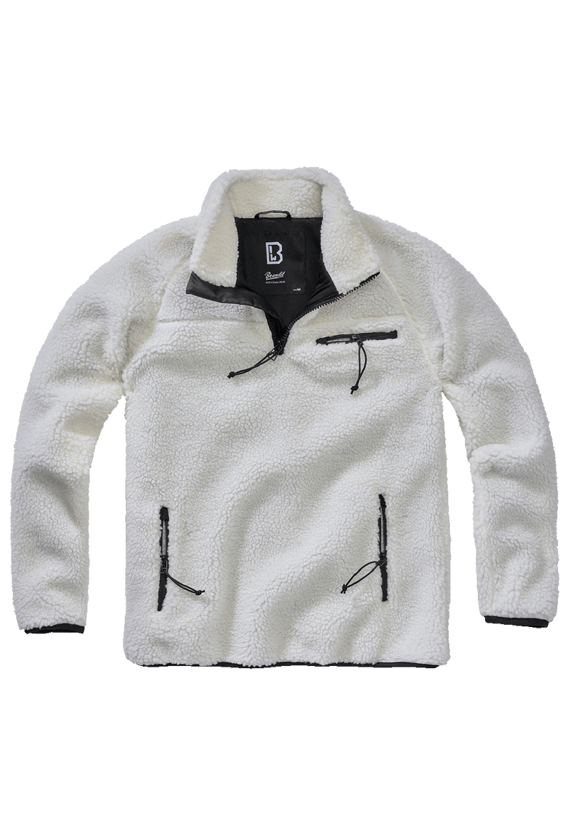 Brandit Teddy Fleece Troyer Worker Jacket hos Stillo