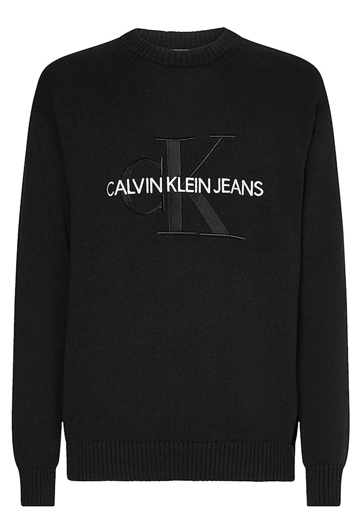 Calvin Klein Jeans Relaxed Cotton Monogram Jumper hos Stillo