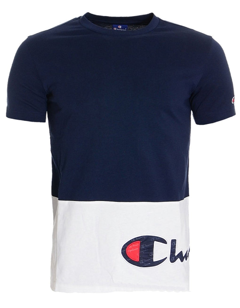 Champion Colour Block Wraparound T-shirt hos Stillo