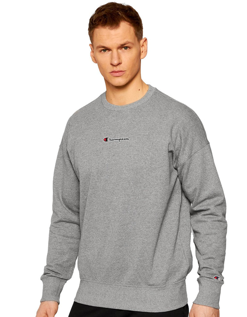 Champion Oversized Script Logo Print Sweatshirt hos Stillo