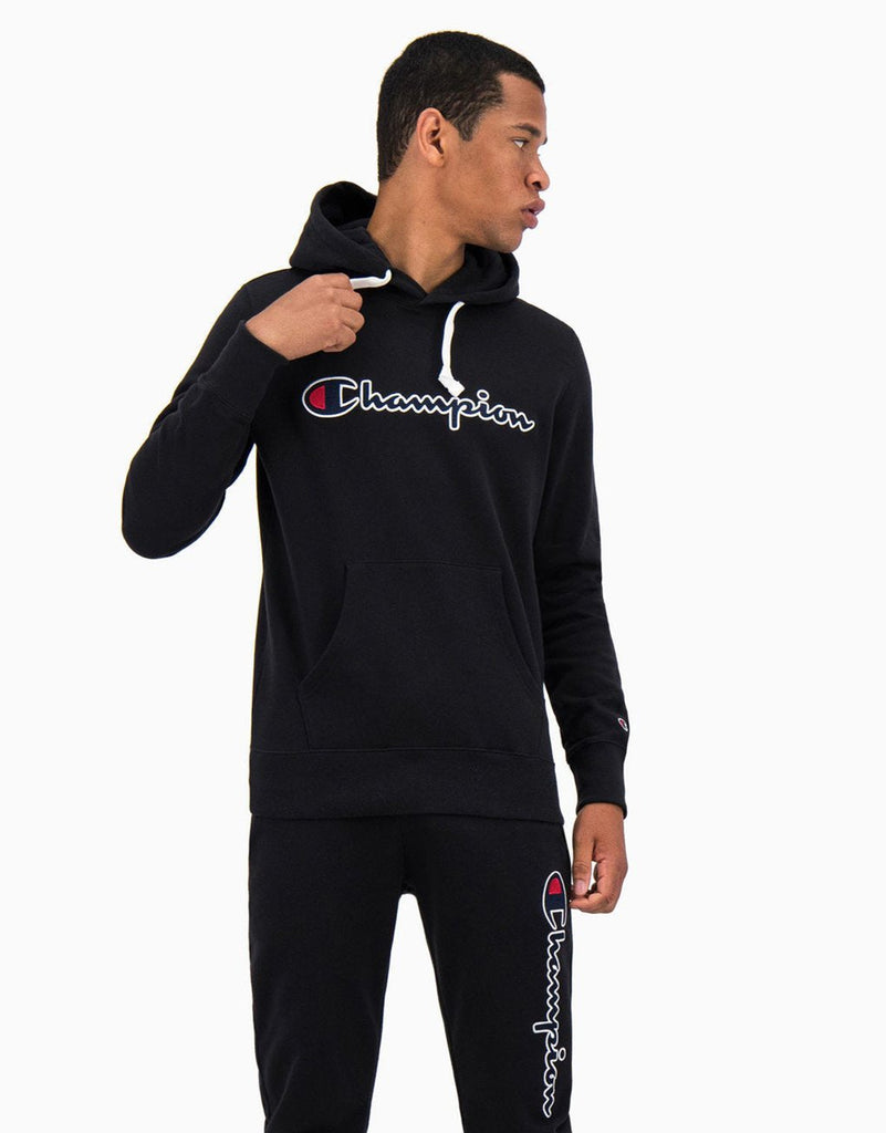 Champion satin stitch on sale hoodie