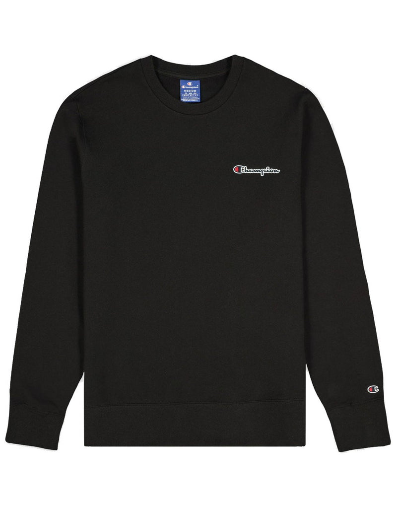 Champion Satin Stitch Small Script Logo Fleece Sweatshirt hos Stillo