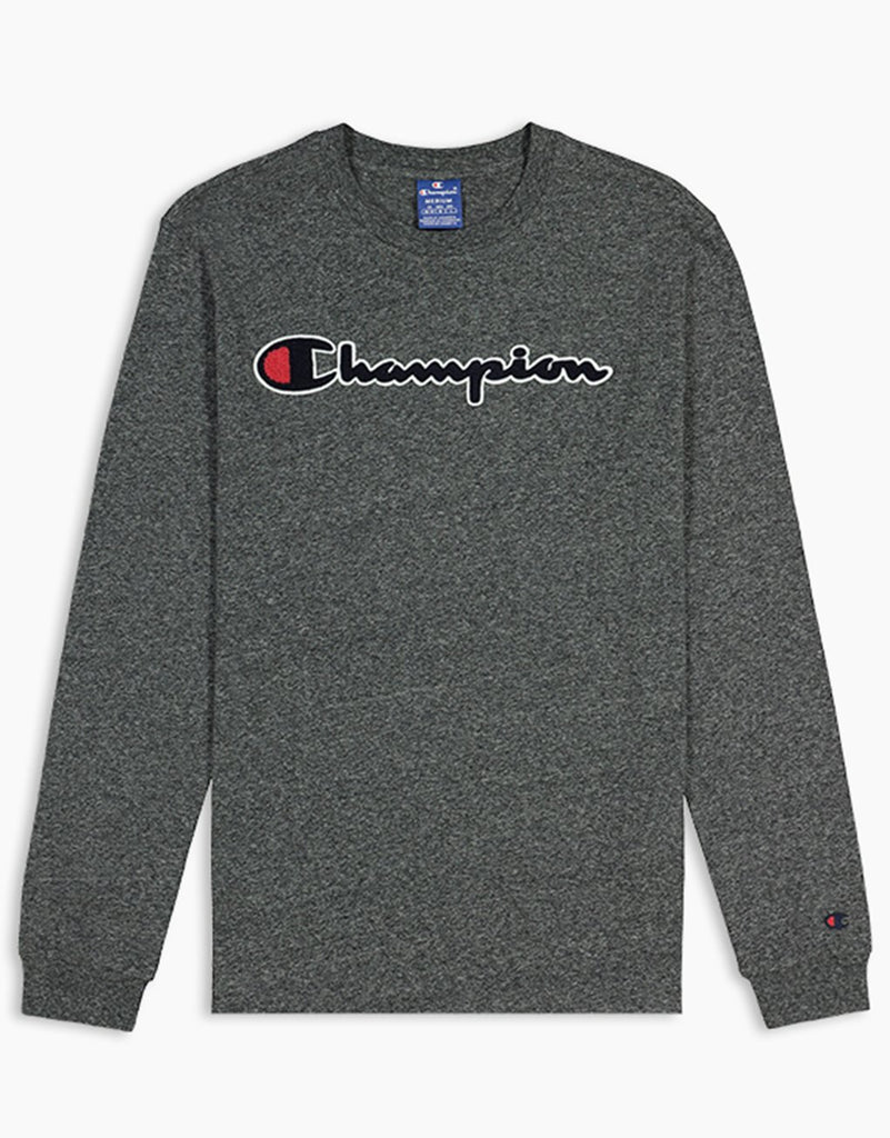 Champion Script Logo Long Sleeve T-Shirt