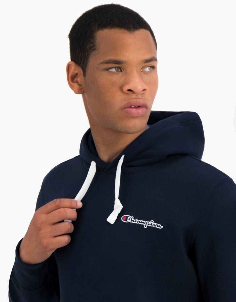 Champion hoodie sale small script logo