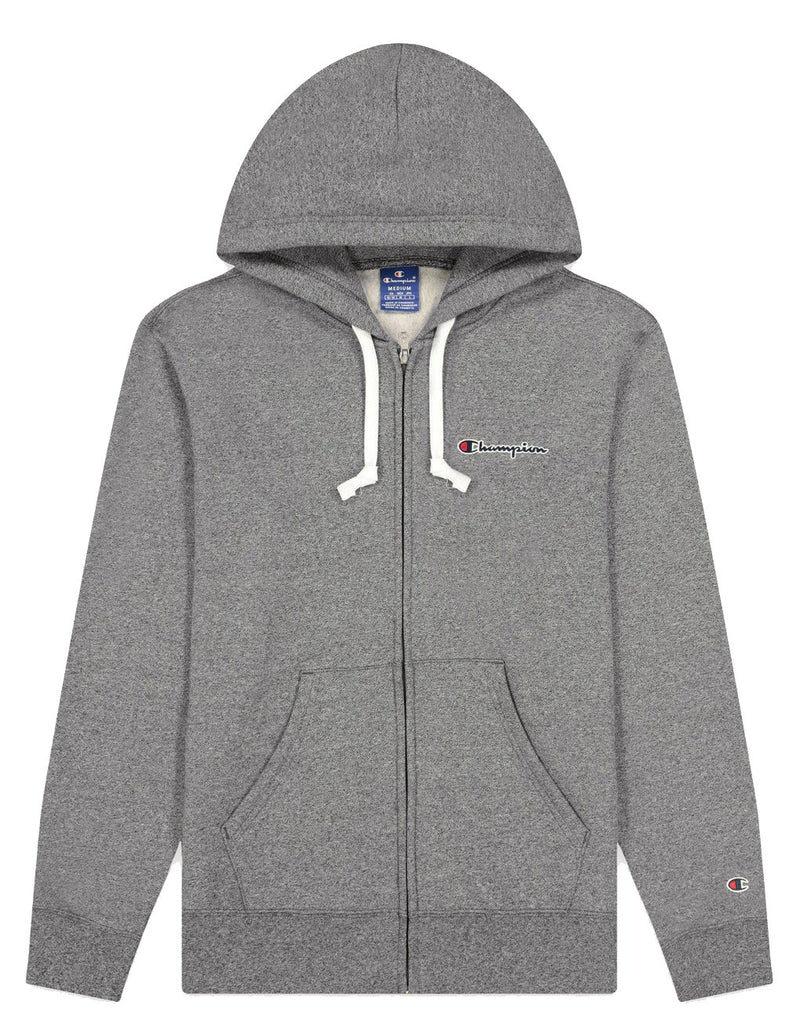 Champion Zip-Up Script Logo Fleece Hoodie hos Stillo