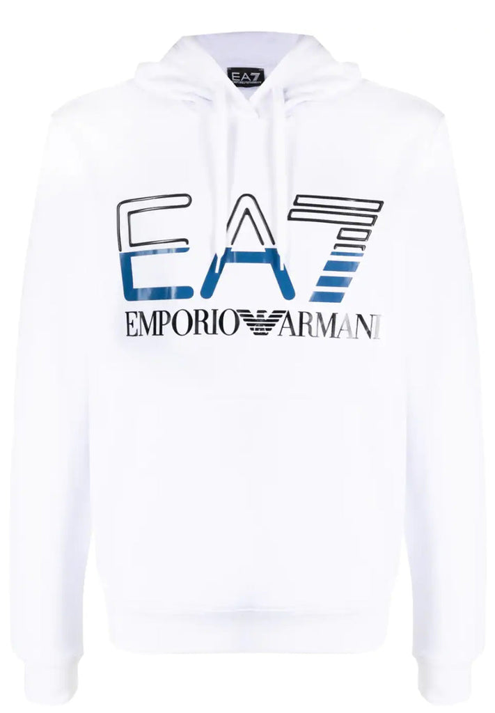 EA7 Cotton-blend hooded Logo Series Hoody hos Stillo