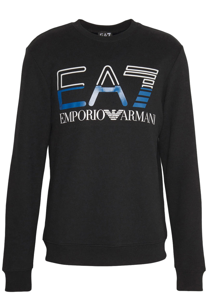 EA7 Cotton-blend hooded Logo Series Sweatshirt hos Stillo