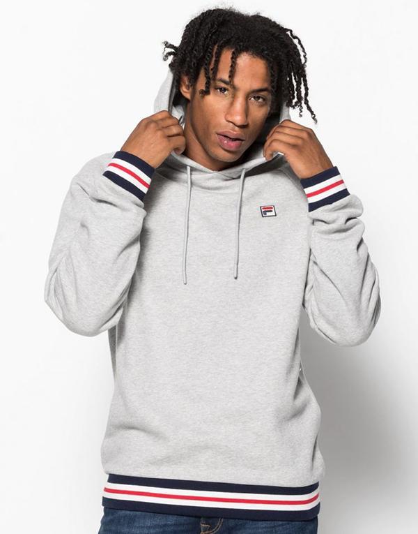 Fila Jordan Vintage College Hoody Light Grey Marl Stillo