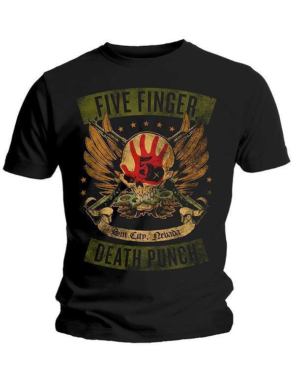 Five Finger Death Punch Locked & Loaded T-Shirt1