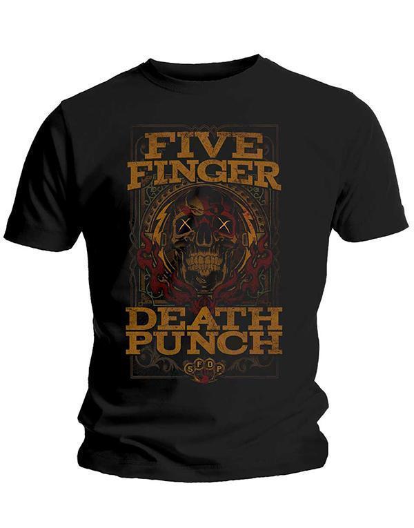 Five Finger Death Punch Wanted T-Shirt1