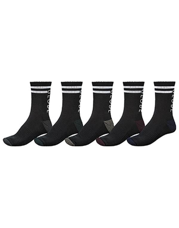 Globe Carter Crew 5 Pack Socks hos Stillo