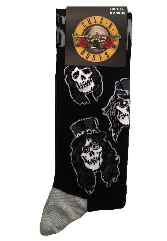 Guns N' Roses Skulls Band Monochrome Unisex Ankle Socks hos Stillo