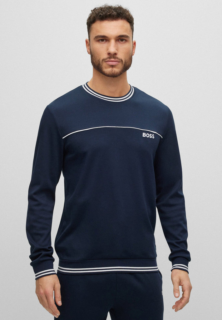 Hugo Boss Logo Loungewear Sweatshirt hos Stillo