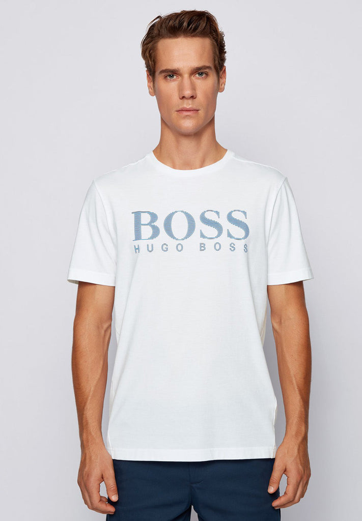 Hugo Boss Multicolored Logo T-shirt hos Stillo