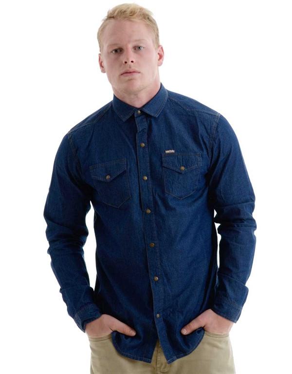 Iriedaily Fiete Denim Shirt hos Stillo