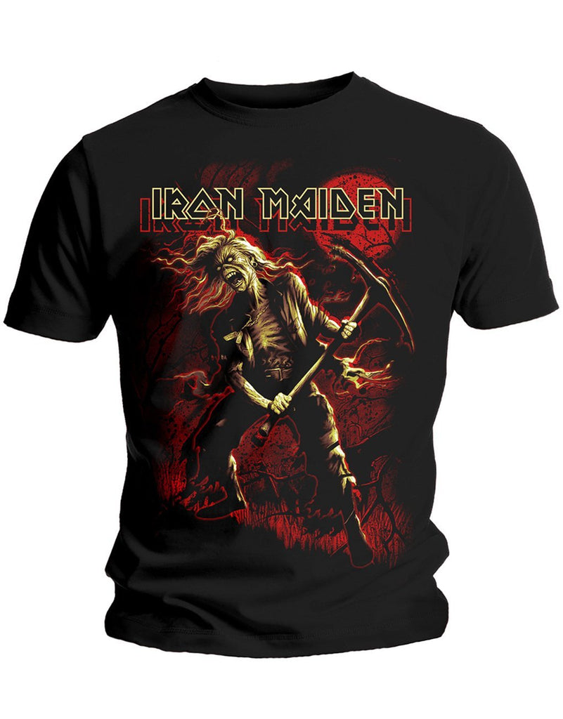 Iron Maiden Benjamin Breeg Red Graphic T-Shirt