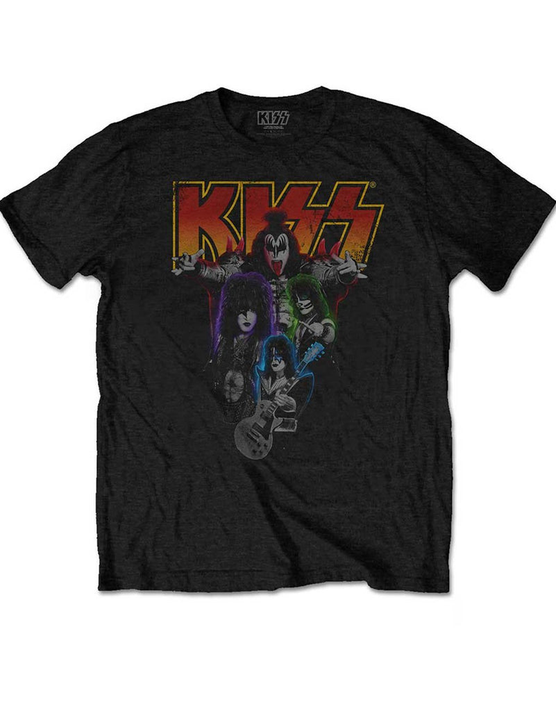 Kiss Neon Band T-Shirt