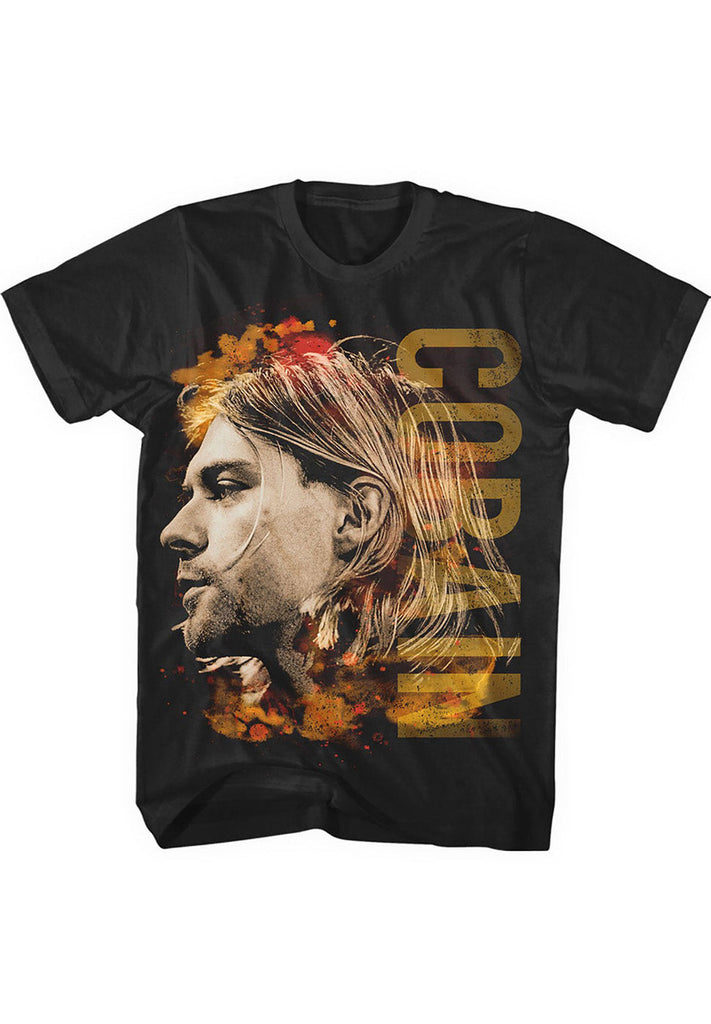 Kurt Cobain Coloured Side View T-shirt hos Stillo