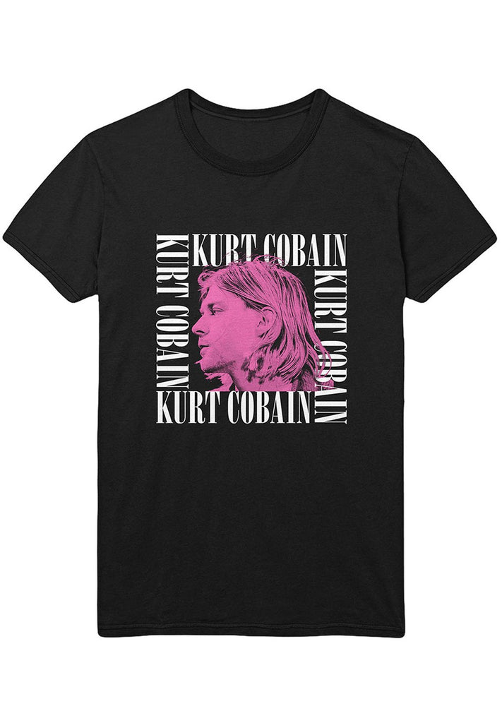 Kurt Cobain Head Shot Frame T-shirt hos Stillo