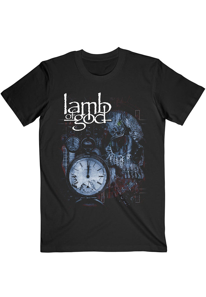 Lamb Of God Circuitry Skull Recolour T-Shirt hos Stillo