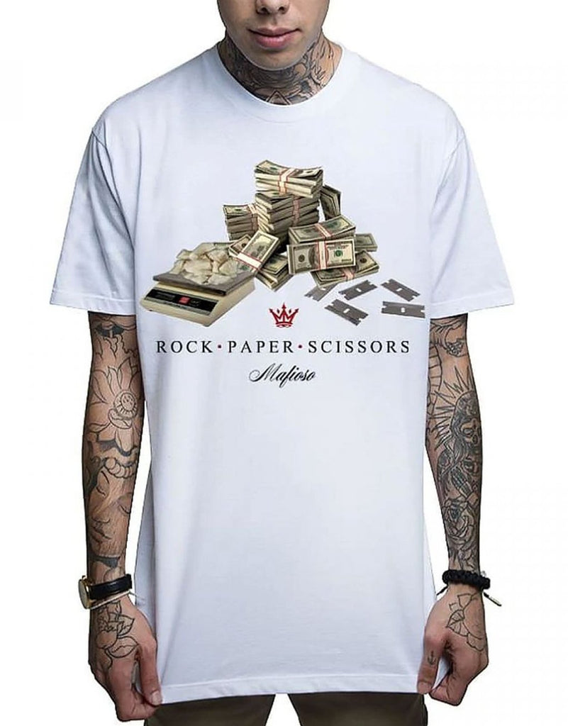 Mafioso Rock Paper T-Shirt hos Stillo