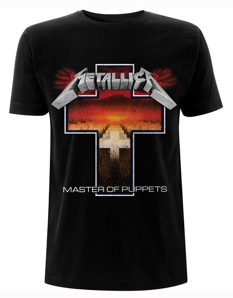 Metallica Master Of Puppets Cross T-Shirt hos Stillo