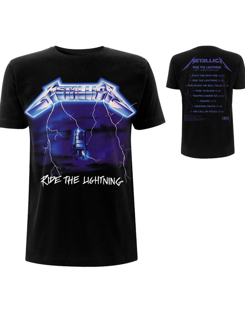 Metallica Ride The Lightning Tracks T-Shirt