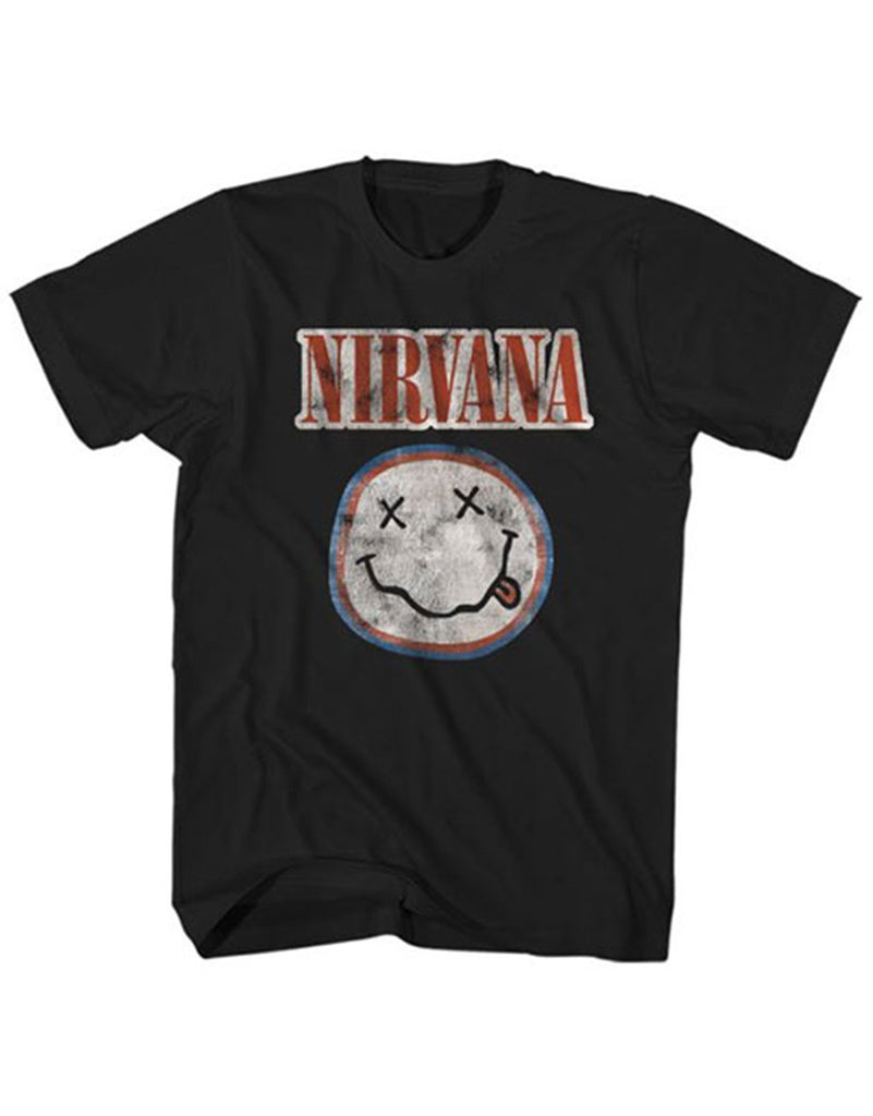 Nirvana Distressed Logo T-shirt
