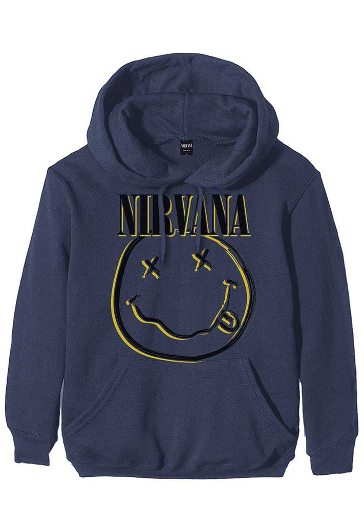 Nirvana Inverse Smiley Hoody hos Stillo