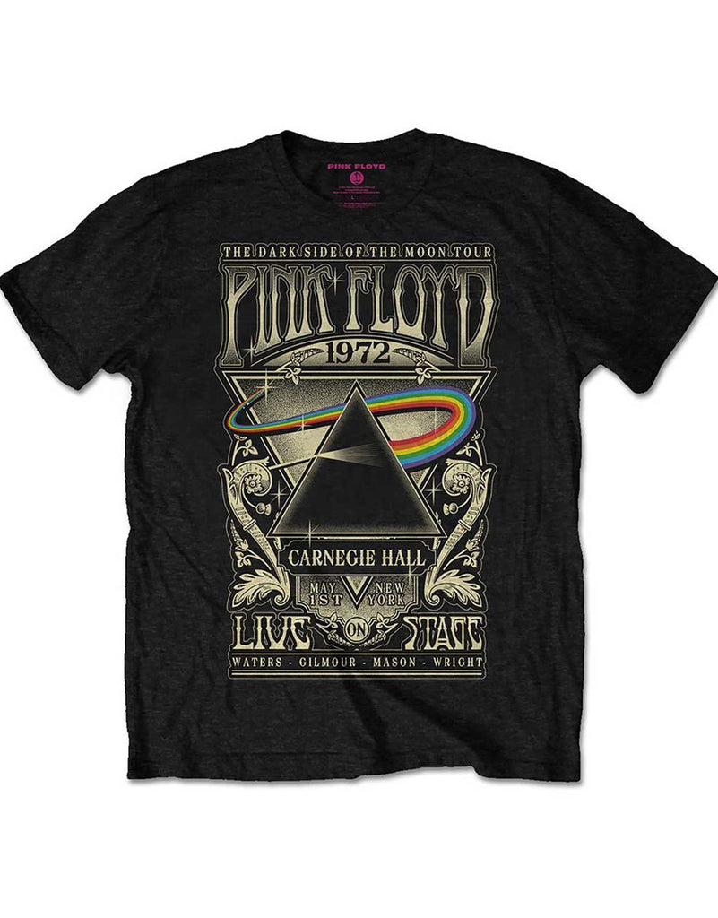 Pink Floyd Carnegie Hall Poster T-Shirt