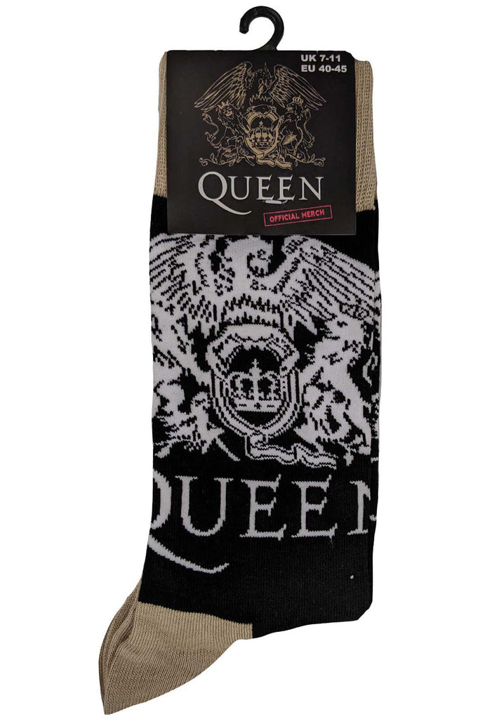 Queen Crest & Logo Unisex Ankle Socks hos Stillo