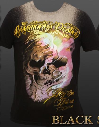 Rossmanns Destiny Colored Skull T-Shirt hos Stillo