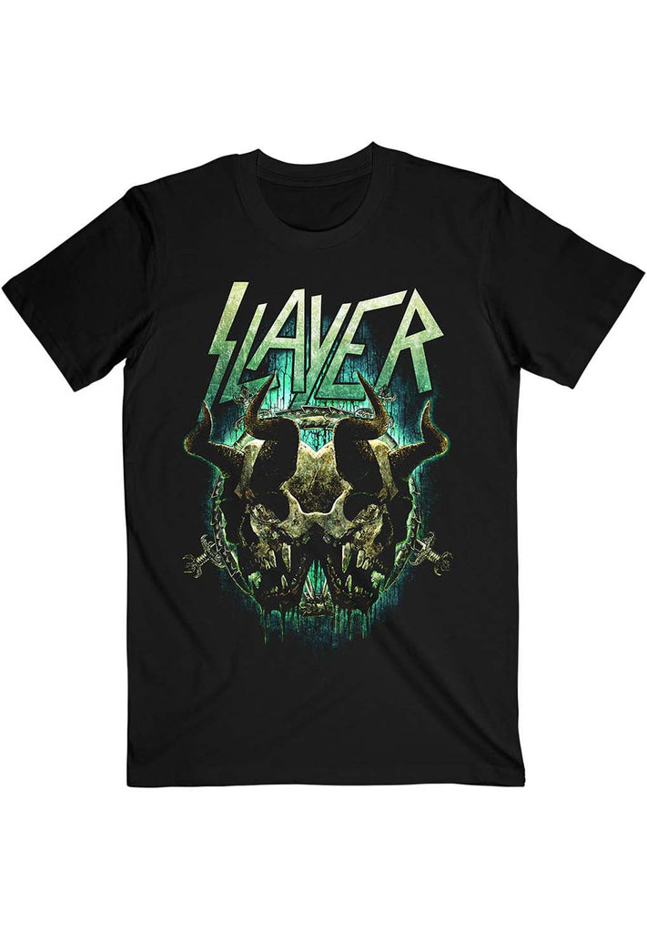 Slayer Daemonic Twin T-Shirt hos Stillo