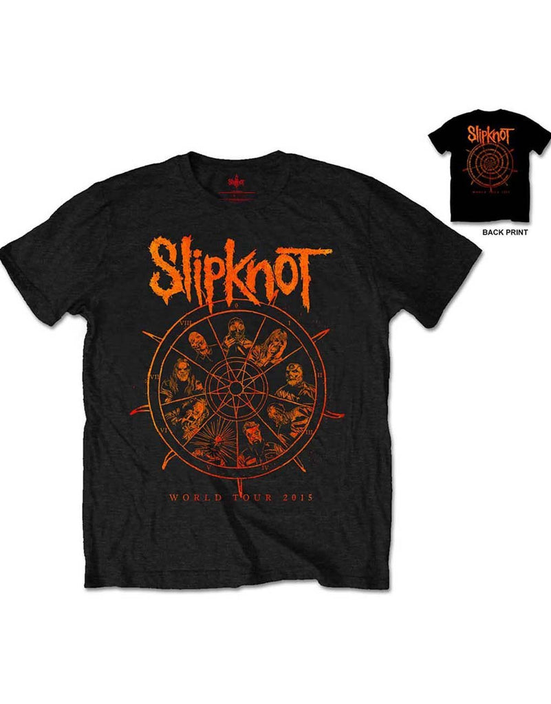 Slipknot The Wheel Back Print T-Shirt