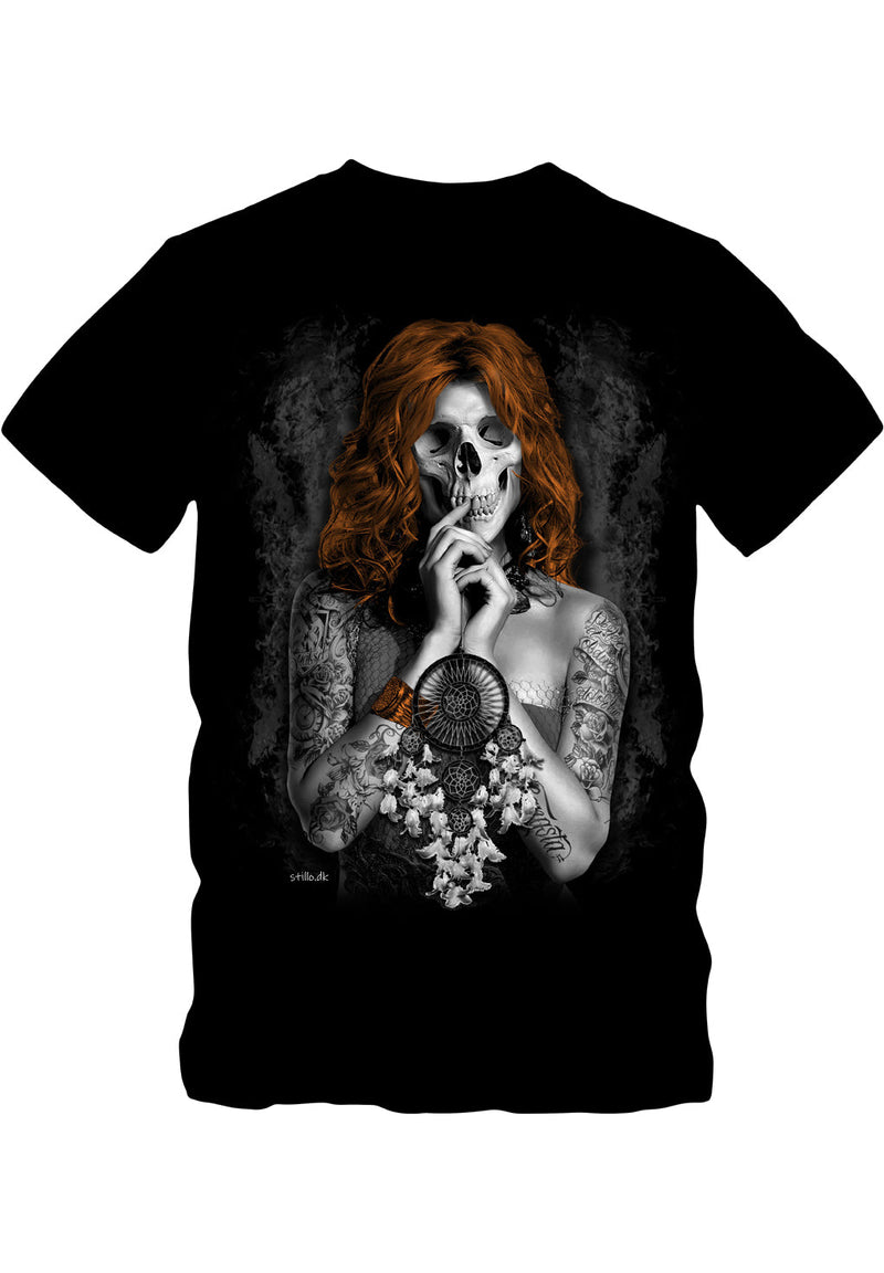 Stillo T-shirt Smiling Women skull hos Stillo