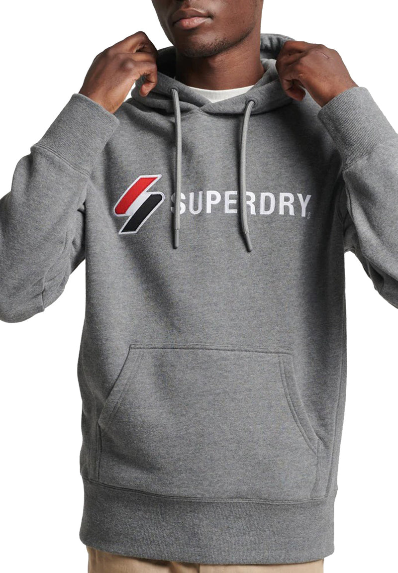 Superdry Code Applique Logo Hoodie hos Stillo