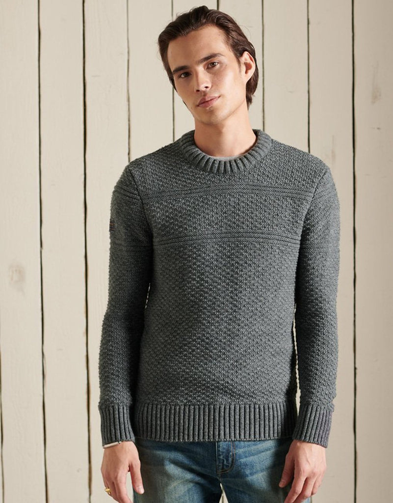 Superdry Jacob Cable Sweater hos Stillo
